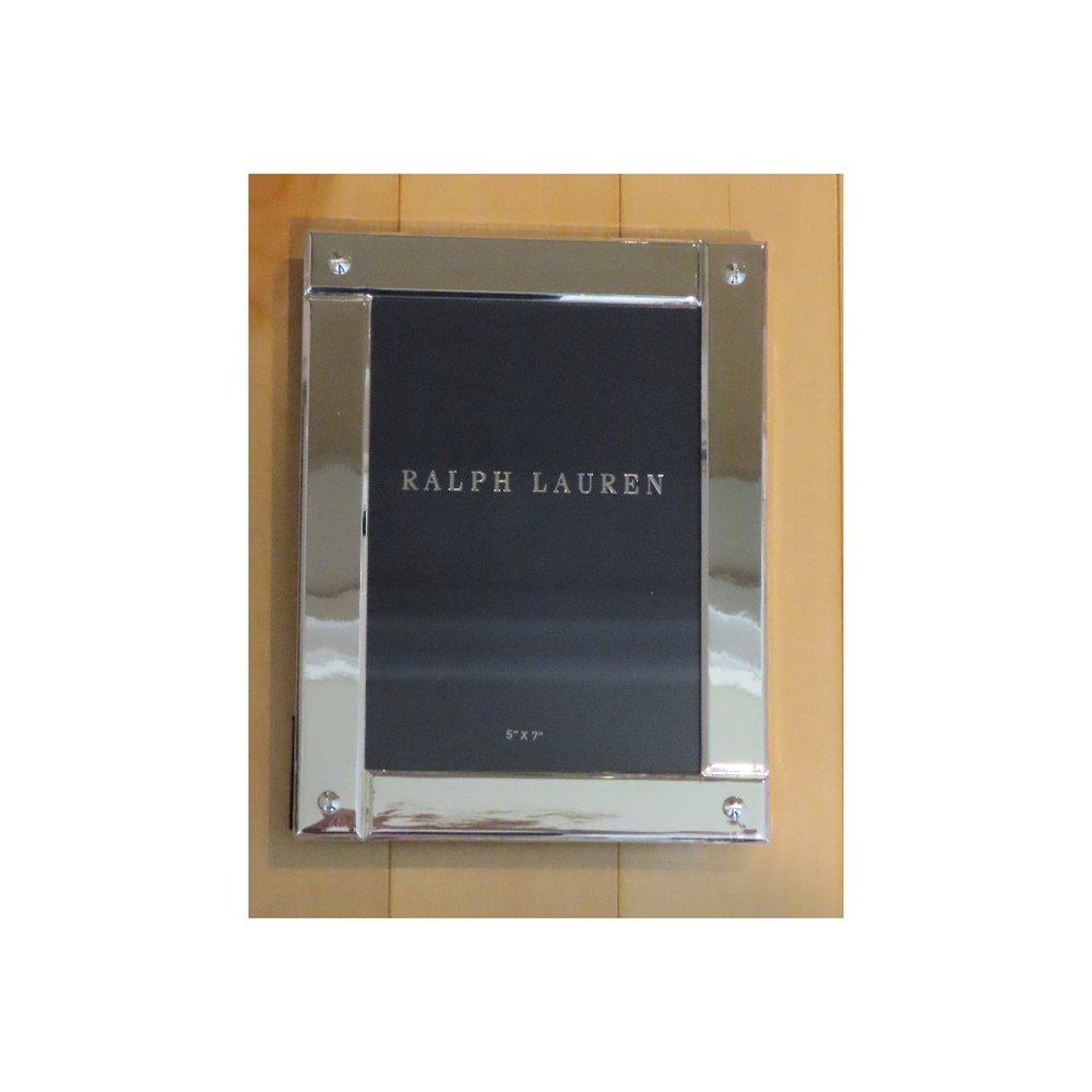 Ralph Lauren Silver Plate Picture Frame, NIB